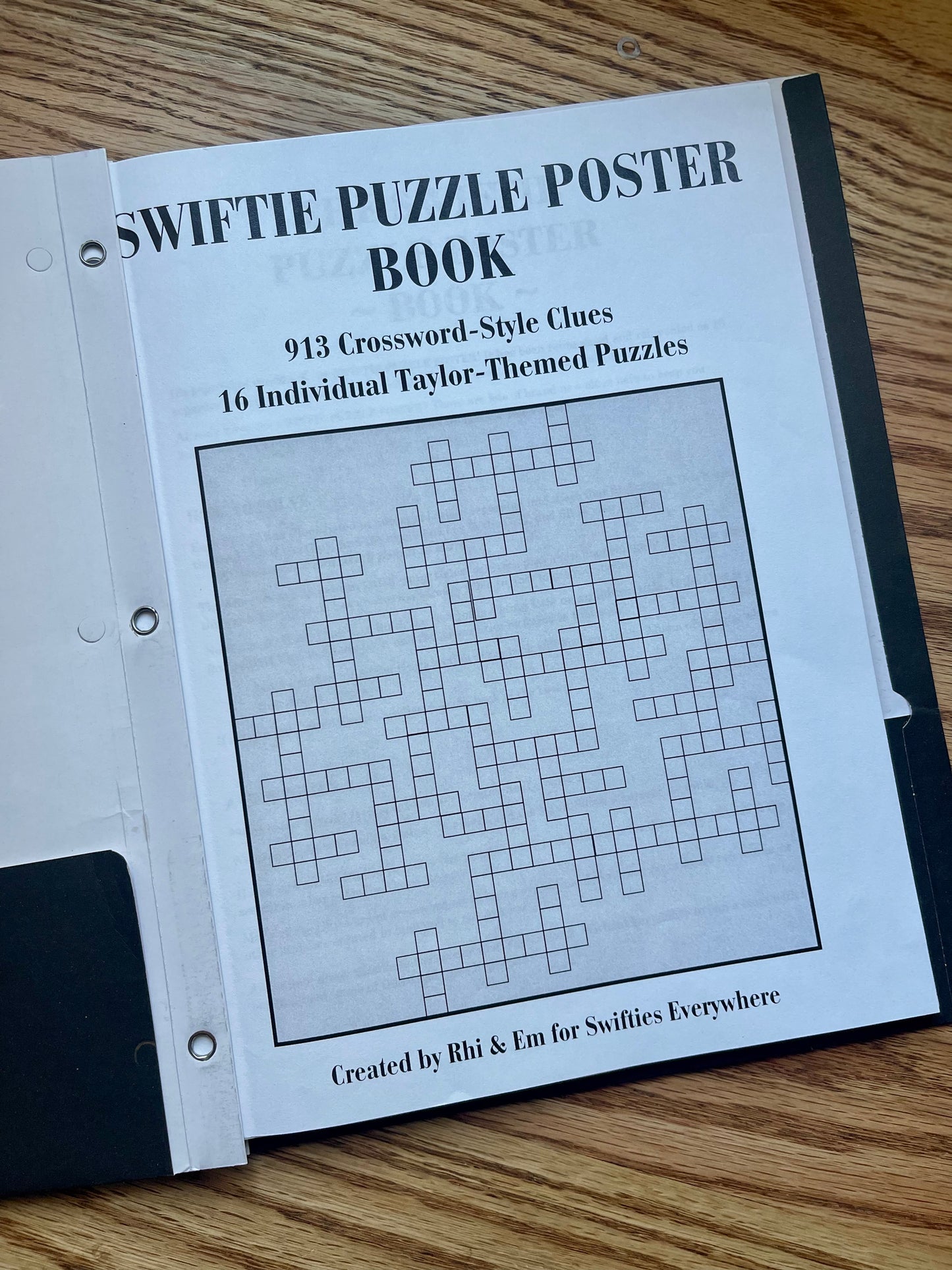 DOWNLOAD : Swiftie Puzzle Poster BOOK, with Tortured Poets Puzzle