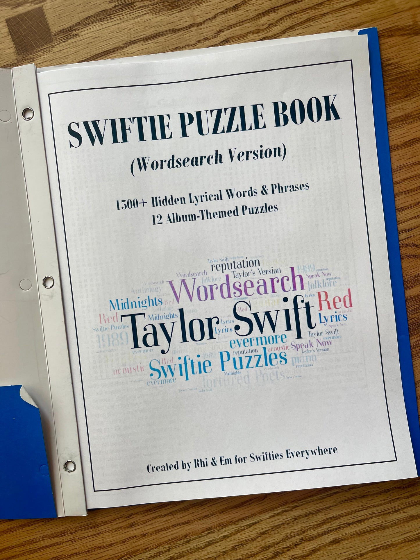 DOWNLOAD : Swiftie Wordsearch Puzzles