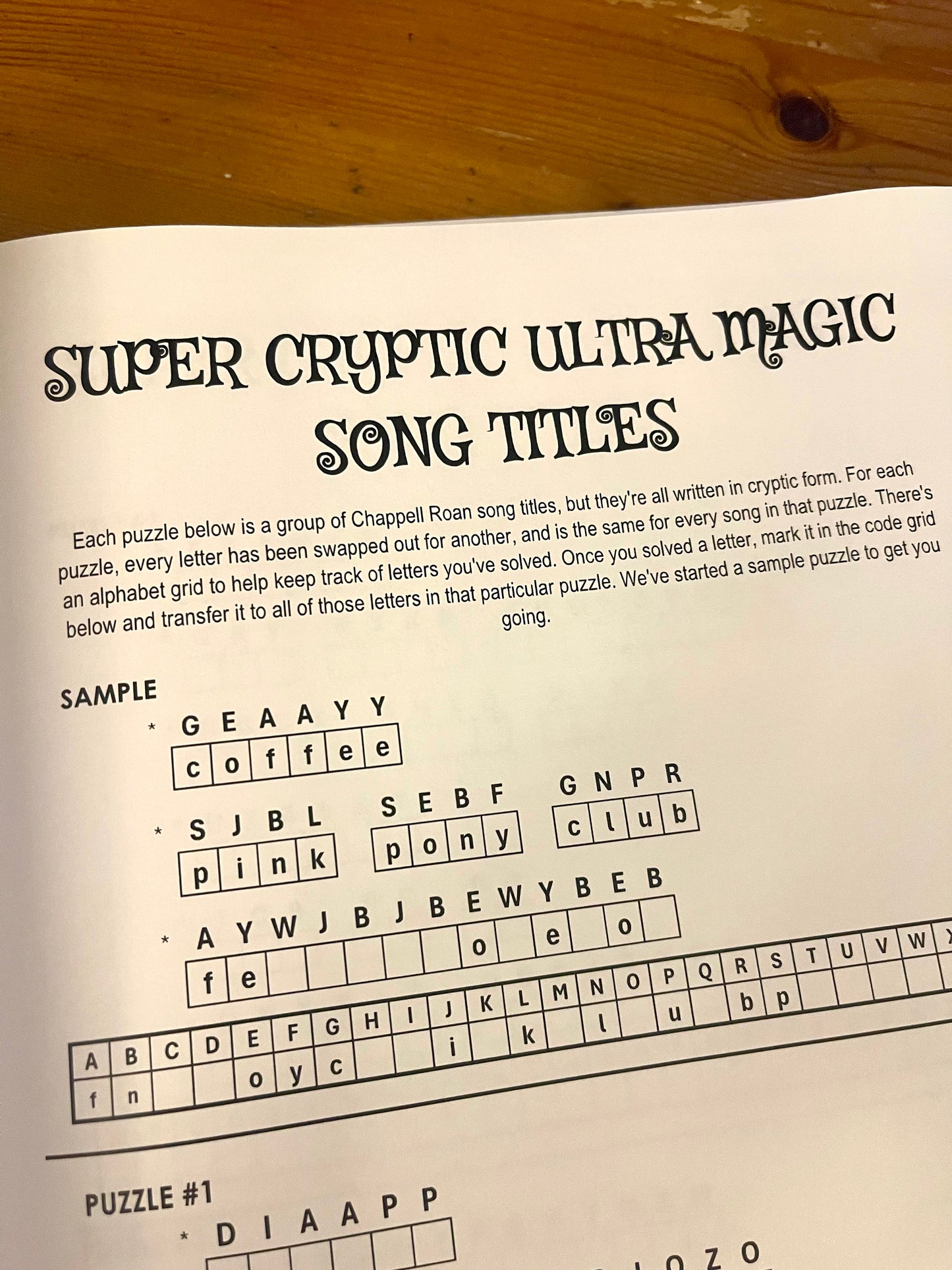 Pink Pony Variety Puzzles : booklet DOWNLOAD