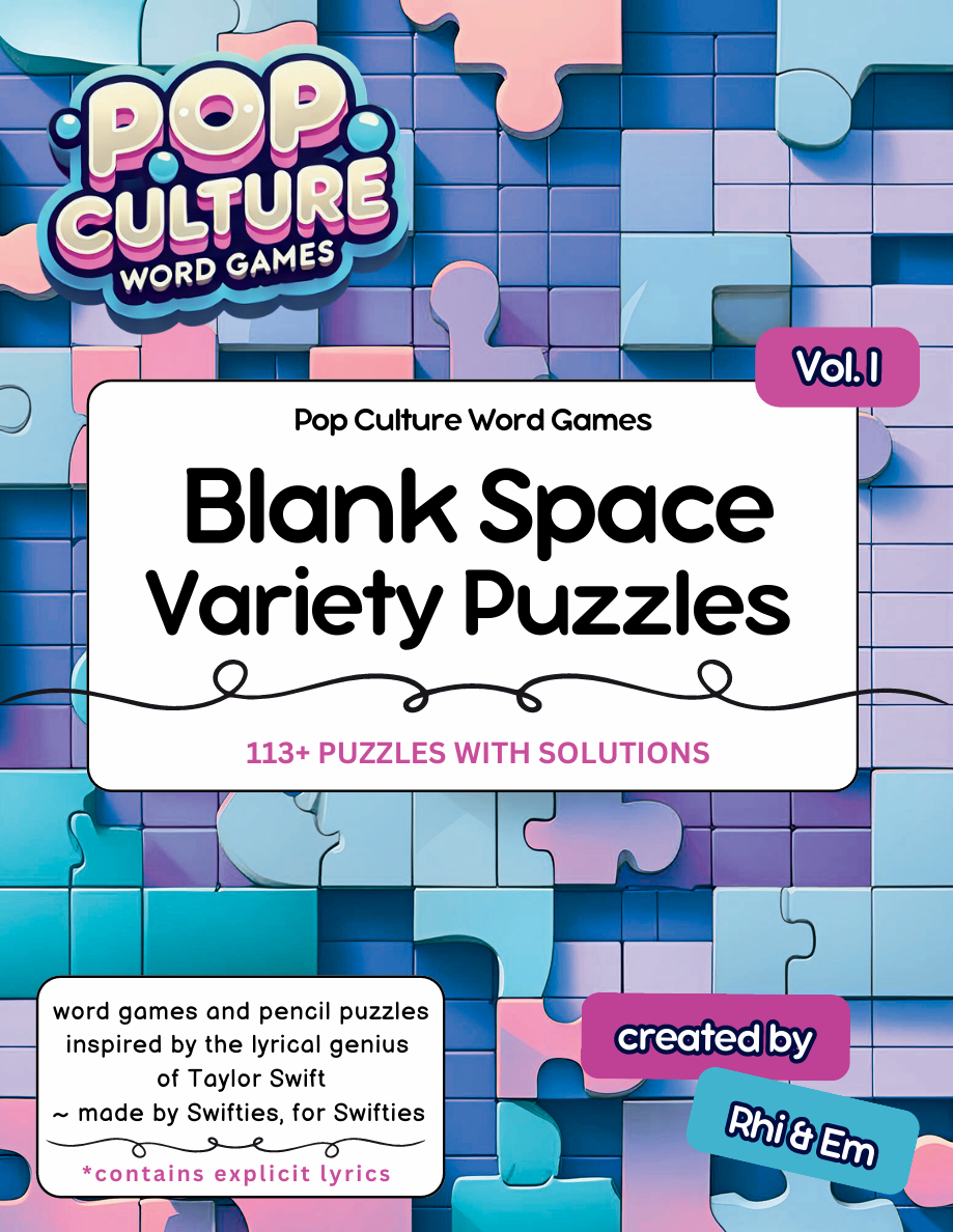 Blank Space Variety Puzzles : BOOK