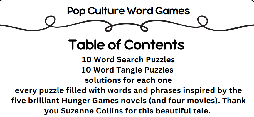 Sunrise on the Games, Word Searches and Tangles : booklet DOWNLOAD
