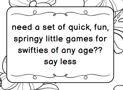 Swiftie Little Word Searches : puzzle DOWNLOADS