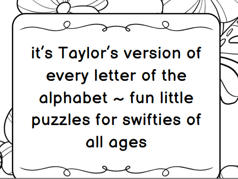 Swiftie Little Word Searches : puzzle DOWNLOADS