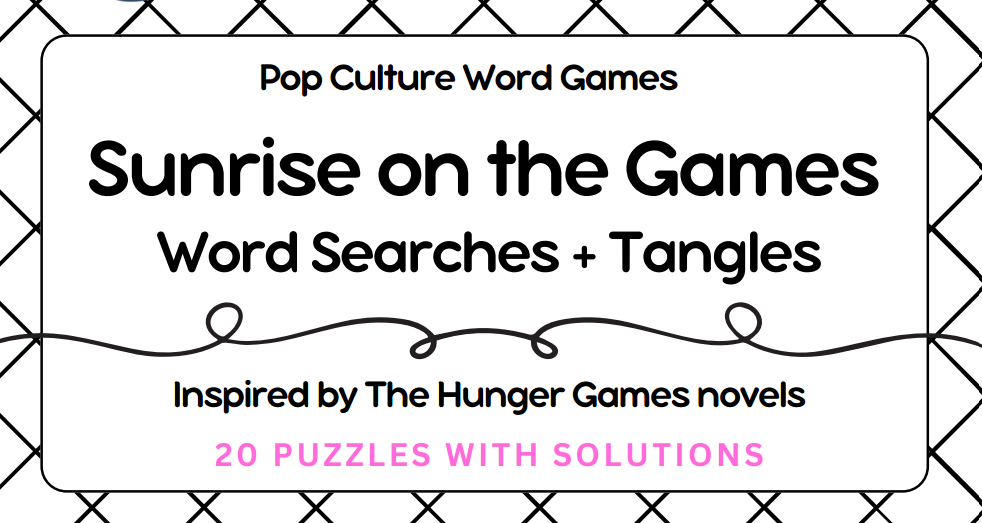 Sunrise on the Games, Word Searches and Tangles : booklet DOWNLOAD
