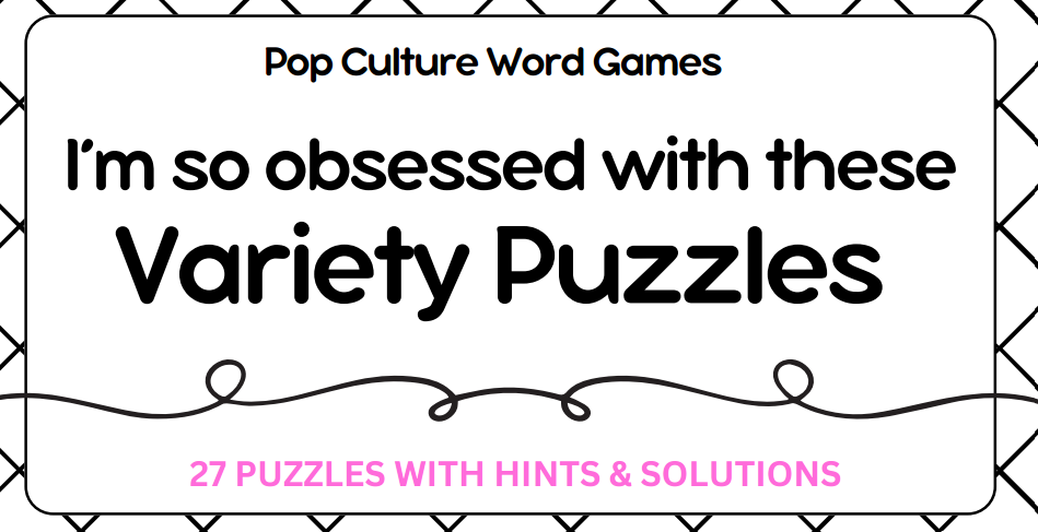 I'm so obsessed with these Variety Puzzles : booklet DOWNLOAD