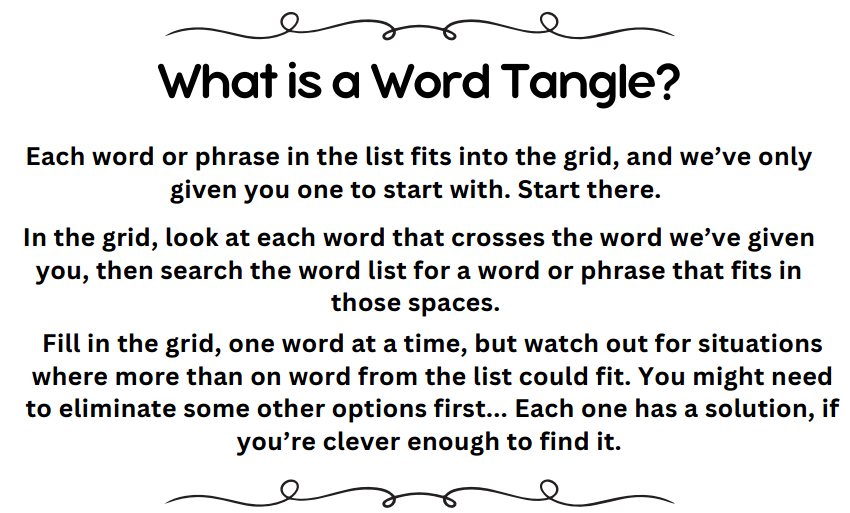 Debutation Word Searches and Tangles : booklet DOWNLOAD