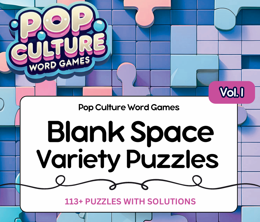 Blank Space Variety Puzzles : BOOK