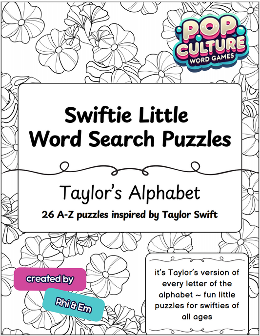 Swiftie Little Word Searches : puzzle DOWNLOADS